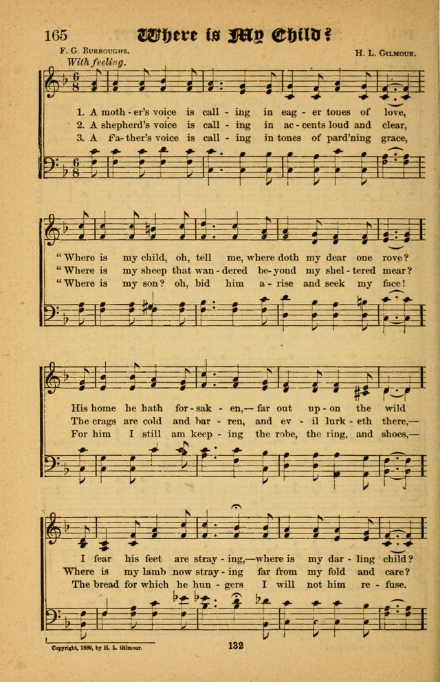 The Silver Trumpet: a collection of new and selected hymns; for use in public worship, revival services, prayer and social meetings, and Sunday schools page 132