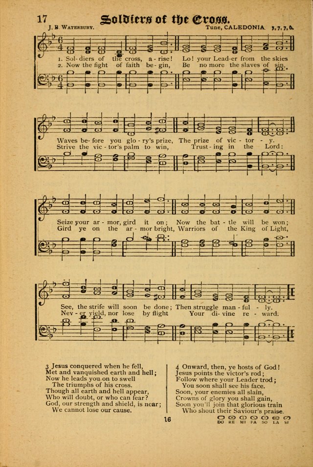 The Silver Trumpet: a collection of new and selected hymns; for use in public worship, revival services, prayer and social meetings, and Sunday schools page 16