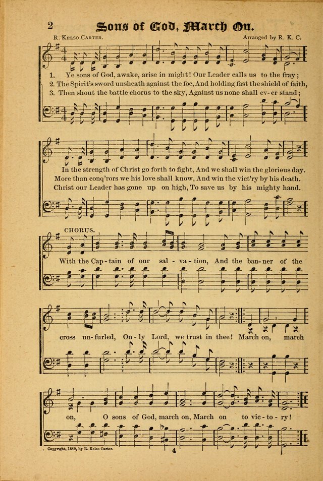 The Silver Trumpet: a collection of new and selected hymns; for use in public worship, revival services, prayer and social meetings, and Sunday schools page 4