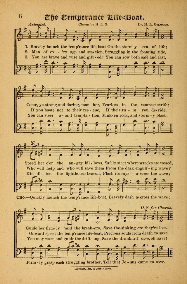 The Silver Trumpet: a collection of new and selected hymns; for use in public worship, revival services, prayer and social meetings, and Sunday schools page 8