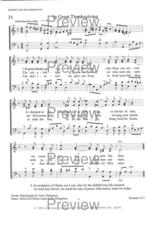 Sound the Bamboo: CCA Hymnal 2000 page 36