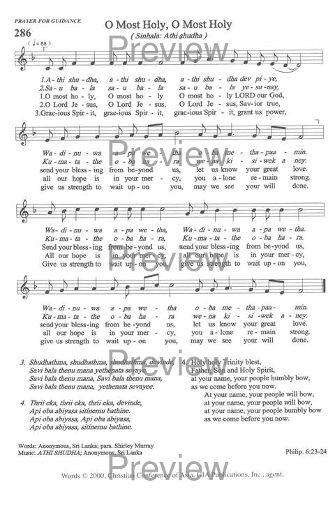 Sound the Bamboo: CCA Hymnal 2000 page 383