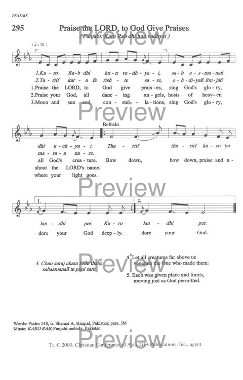 Sound the Bamboo: CCA Hymnal 2000 page 393