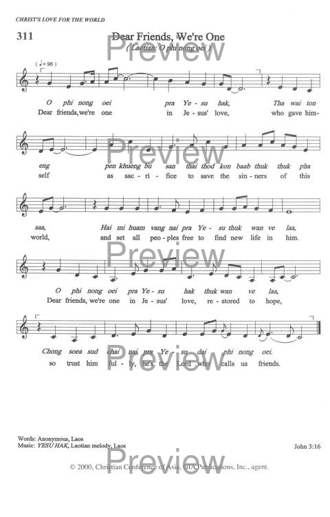 Sound the Bamboo: CCA Hymnal 2000 page 411