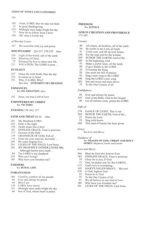 Sound the Bamboo: CCA Hymnal 2000 page 425