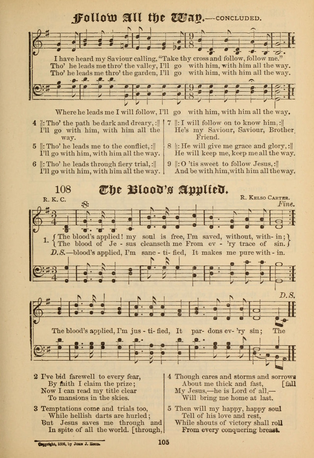 Sacred Trio: comprising Redemption Songs, Showers of Blessing, the Joyful Sound page 103