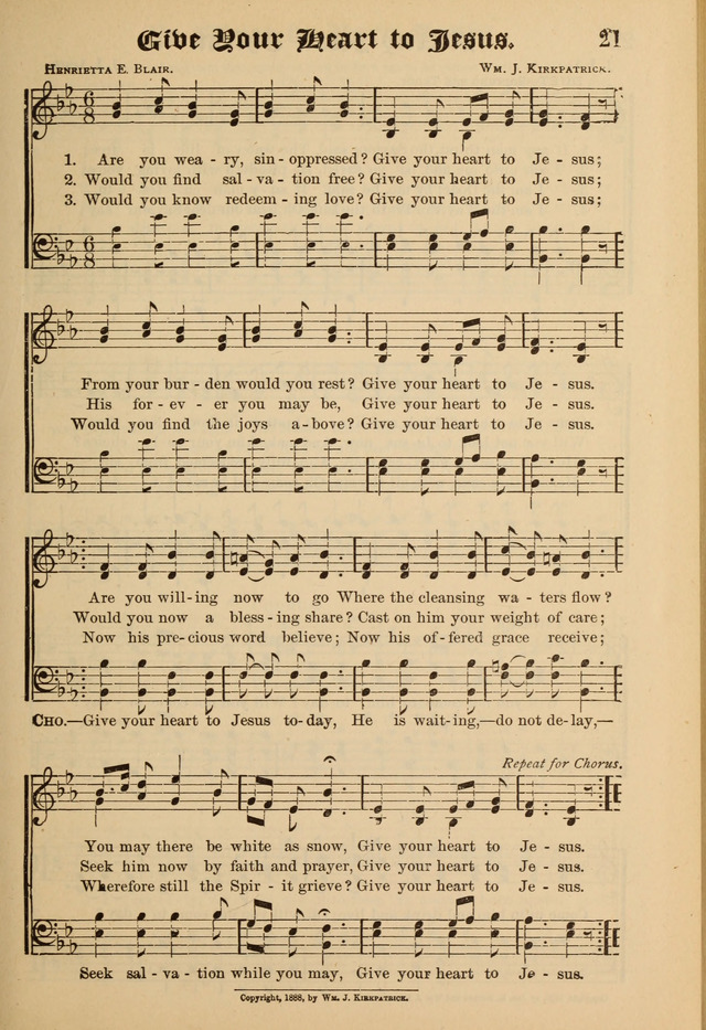 Sacred Trio: comprising Redemption Songs, Showers of Blessing, the Joyful Sound page 19