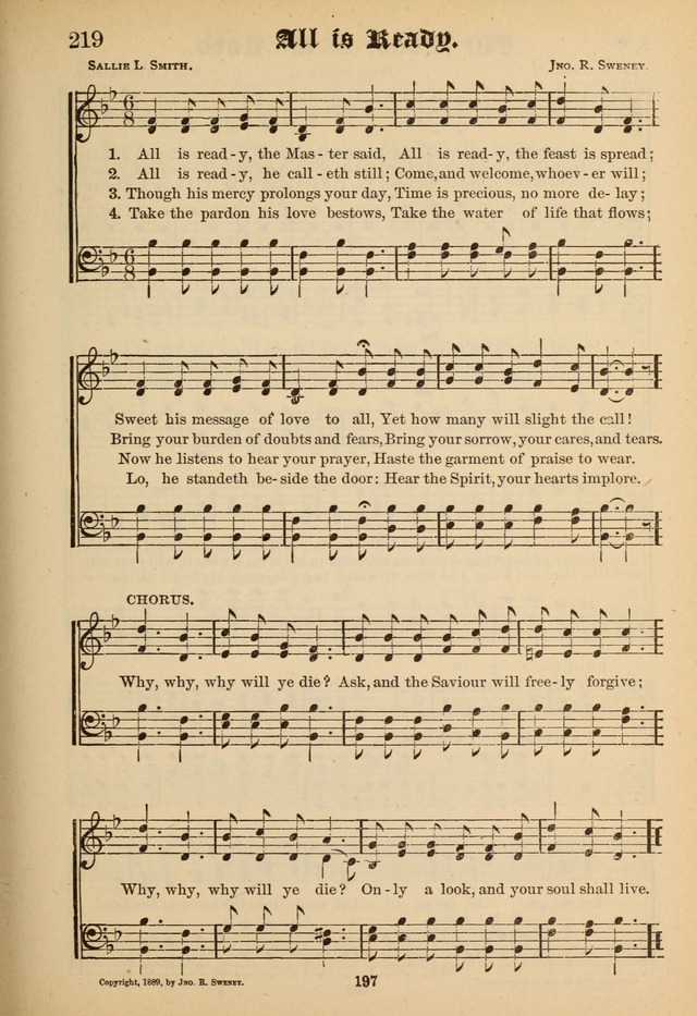 Sacred Trio: comprising Redemption Songs, Showers of Blessing, the Joyful Sound page 193