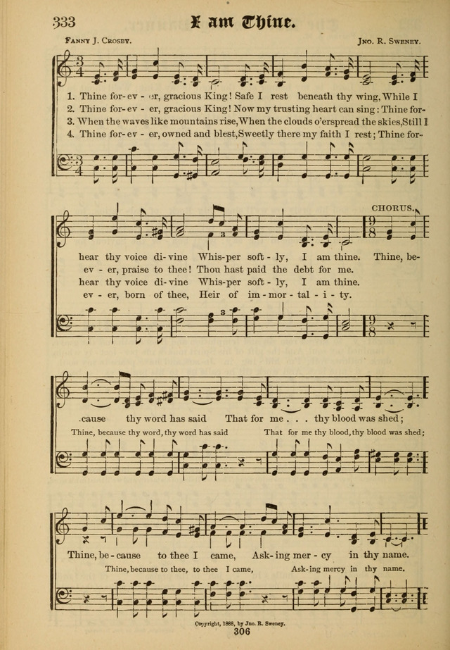 Sacred Trio: comprising Redemption Songs, Showers of Blessing, the Joyful Sound page 302