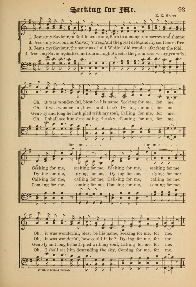 Sacred Trio: comprising Redemption Songs, Showers of Blessing, the Joyful Sound page 91
