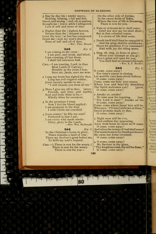 The Sacred Trio: comprising Redemption Songs, Showers of Blessing, The Joyful Sound (Word ed.) page 142
