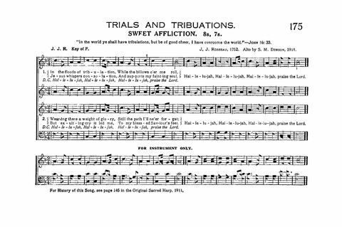 Sacred Tunes and Hymns: Containing a Special Collection of a Very High Order of Standard Sacred Tunes and Hymns Novel and Newly Arranged page 175