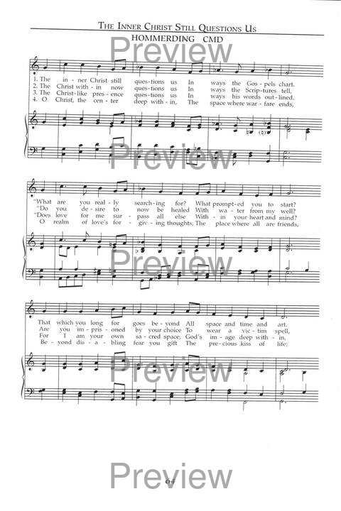Singing the Sacred: psalms, hymns, and spiritual songs (Vol 1) page 64