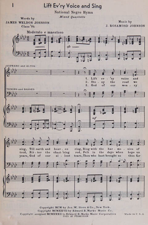 Sixty Two Southland Spirituals page 1
