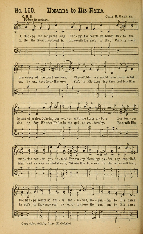 Sing Unto the Lord: A Collection of Sacred Songs page 190
