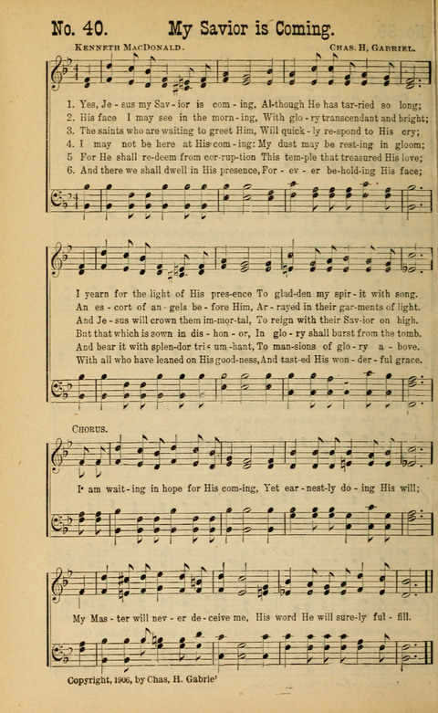 Sing Unto the Lord: A Collection of Sacred Songs page 40