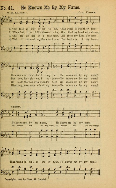 Sing Unto the Lord: A Collection of Sacred Songs page 41
