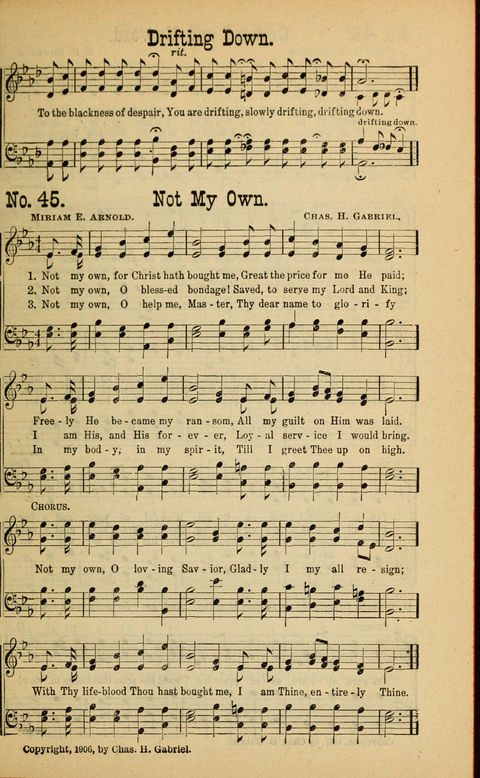 Sing Unto the Lord: A Collection of Sacred Songs page 45