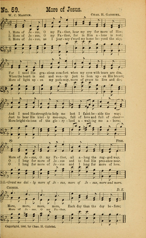Sing Unto the Lord: A Collection of Sacred Songs page 59