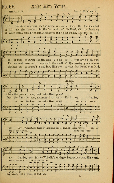 Sing Unto the Lord: A Collection of Sacred Songs page 69