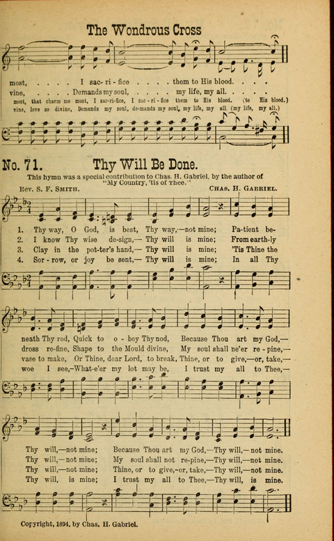 Sing Unto the Lord: A Collection of Sacred Songs page 71