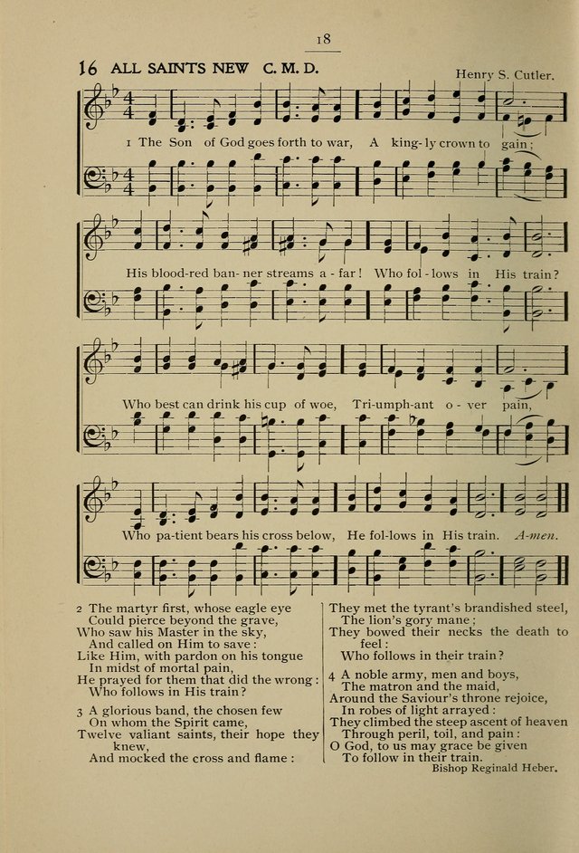 Student Volunteer Hymnal: Fourth International Convention, Toronto, 1902 page 18