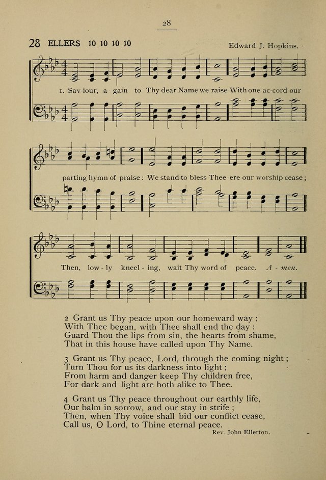 Student Volunteer Hymnal: Fourth International Convention, Toronto, 1902 page 28