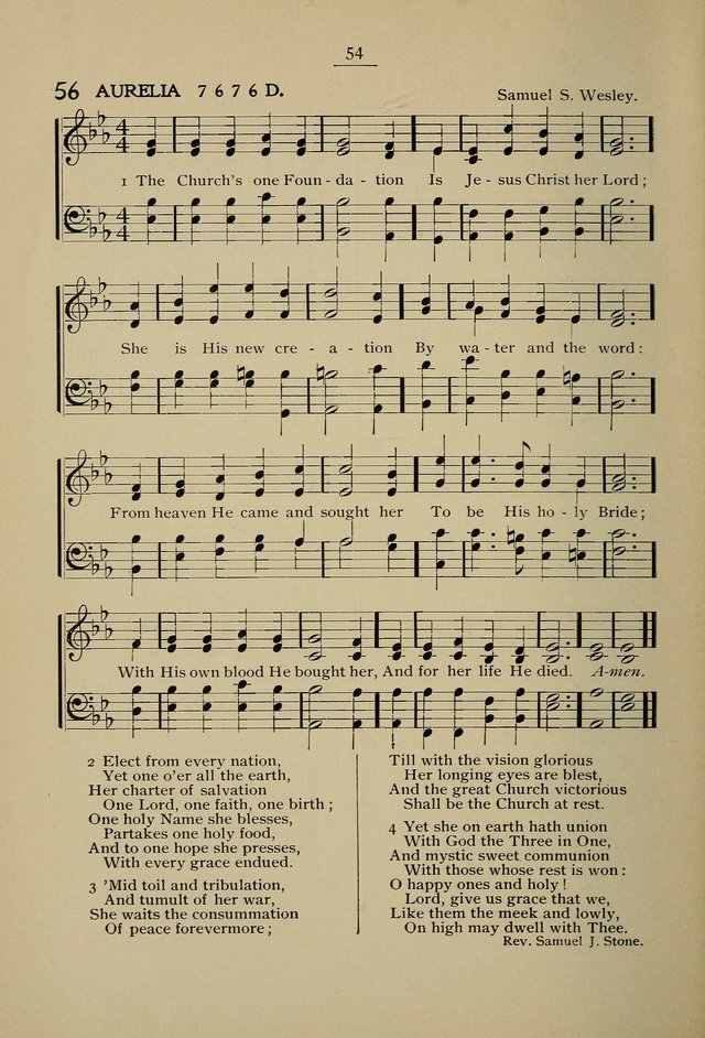 Student Volunteer Hymnal: Fourth International Convention, Toronto, 1902 page 54