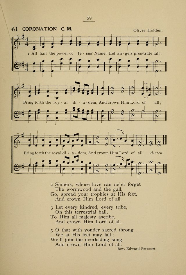 Student Volunteer Hymnal: Fourth International Convention, Toronto, 1902 page 59