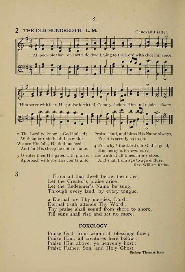 Student Volunteer Hymnal: Fourth International Convention, Toronto, 1902 page 6