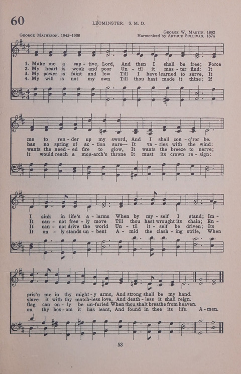 Student Volunteer Hymnal page 53