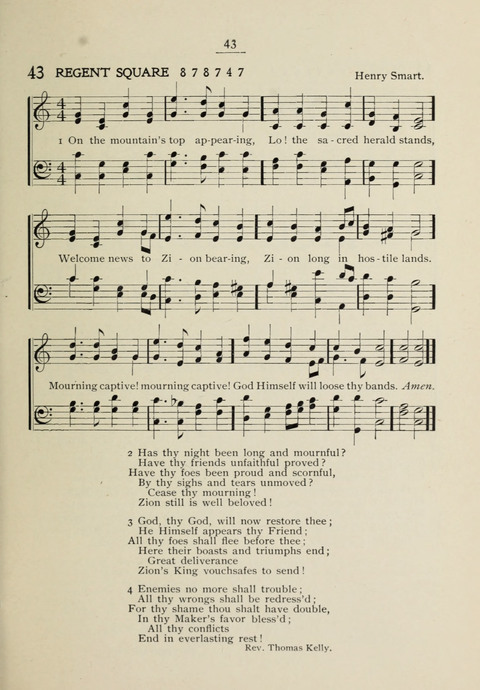 Student Volunteer Hymnal: Sixth International Convention, Rochester, New York page 39