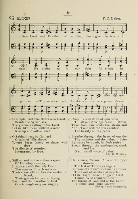 Student Volunteer Hymnal: Sixth International Convention, Rochester, New York page 83