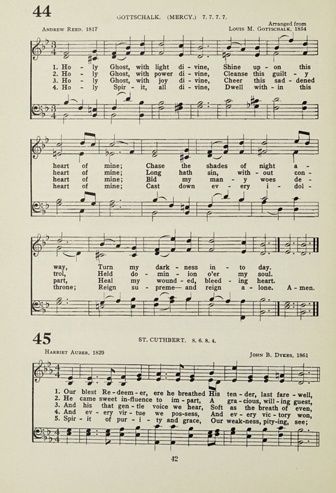 Student Volunteer Hymnal: Student Volunteer Movement for Foreign Missions, Indianapolis Convention, 1923-24 page 38