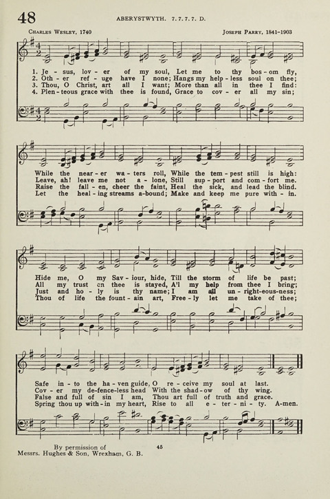 Student Volunteer Hymnal: Student Volunteer Movement for Foreign Missions, Indianapolis Convention, 1923-24 page 41