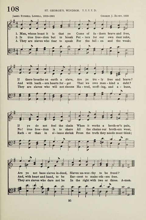 Student Volunteer Hymnal: Student Volunteer Movement for Foreign Missions, Indianapolis Convention, 1923-24 page 91
