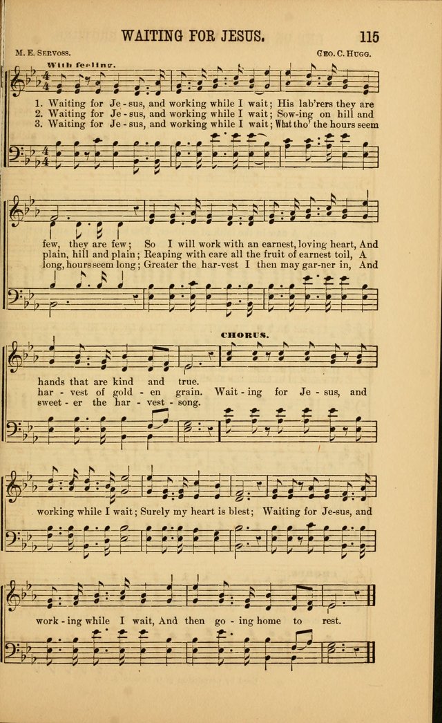 Singing on the Way: a collection of hymns and tunes for Sunday schools, social worship and congregations page 115