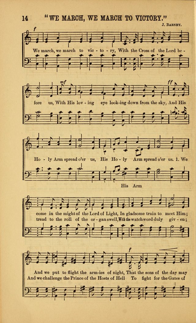 Singing on the Way: a collection of hymns and tunes for Sunday schools, social worship and congregations page 14
