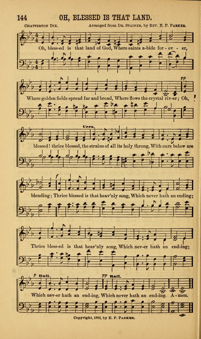 Singing on the Way: a collection of hymns and tunes for Sunday schools, social worship and congregations page 144
