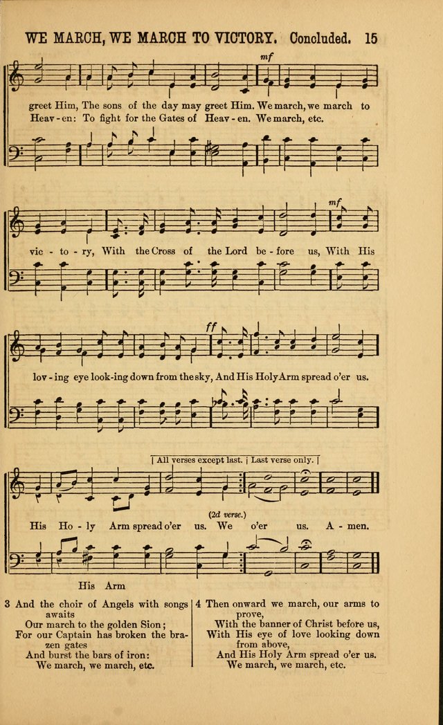 Singing on the Way: a collection of hymns and tunes for Sunday schools, social worship and congregations page 15