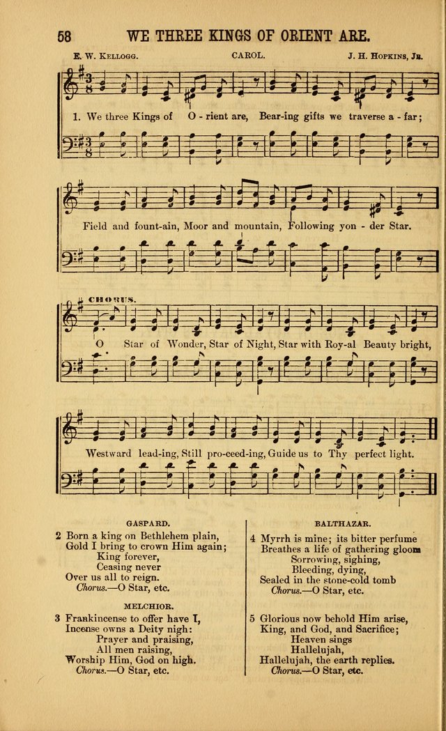 Singing on the Way: a collection of hymns and tunes for Sunday schools, social worship and congregations page 58