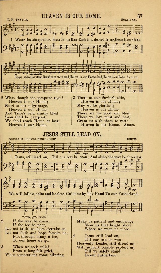 Singing on the Way: a collection of hymns and tunes for Sunday schools, social worship and congregations page 67