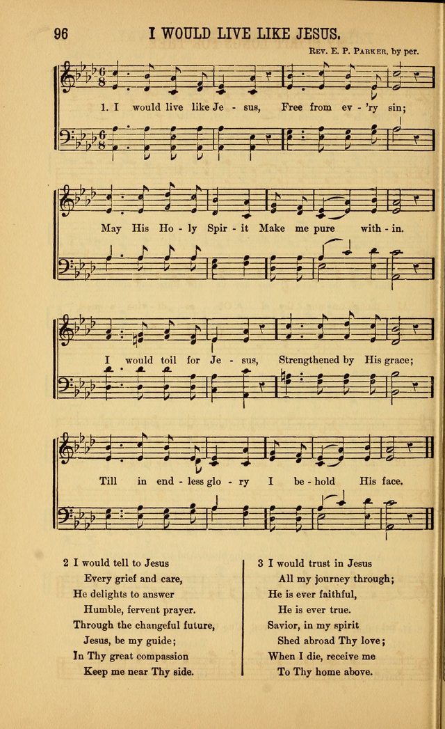 Singing on the Way: a collection of hymns and tunes for Sunday schools, social worship and congregations page 96