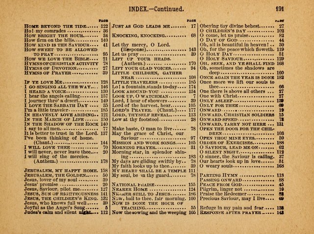 Song Worship for Sunday Schools page 190