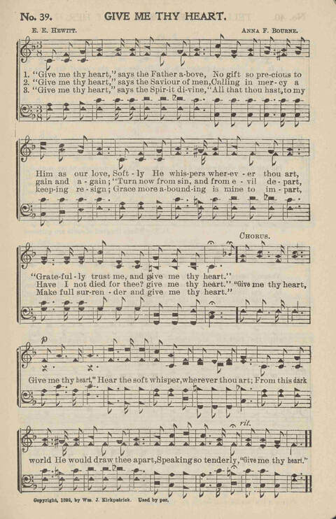 Soul-Winning Songs: for revivals, all soul winning work and general church use page 39