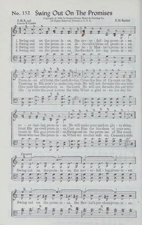 Songs We Sing Complete: a selection of songs that never grow old which have inspired the saints through decades page 150
