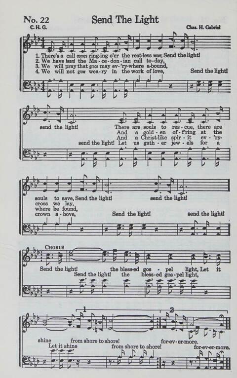 Songs We Sing Complete: a selection of songs that never grow old which have inspired the saints through decades page 22