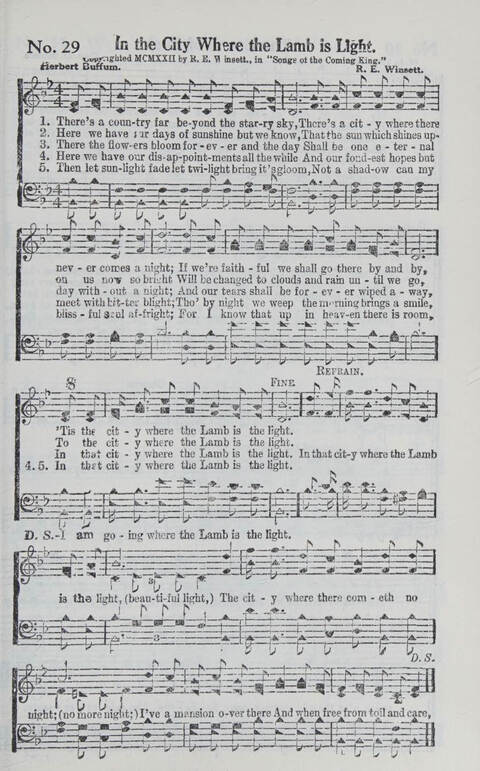 Songs We Sing Complete: a selection of songs that never grow old which have inspired the saints through decades page 29