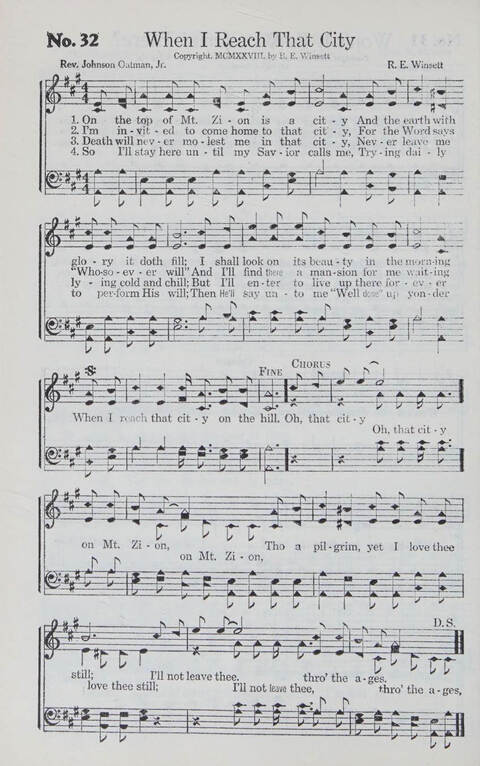 Songs We Sing Complete: a selection of songs that never grow old which have inspired the saints through decades page 32