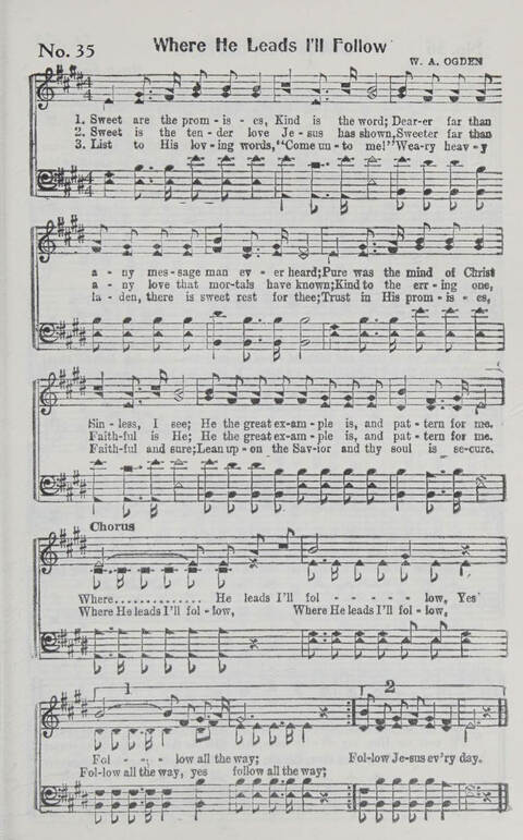 Songs We Sing Complete: a selection of songs that never grow old which have inspired the saints through decades page 35